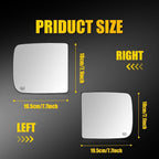 Heated Mirror Glass for Dodge RAM 1500 2500 (2010–2019)