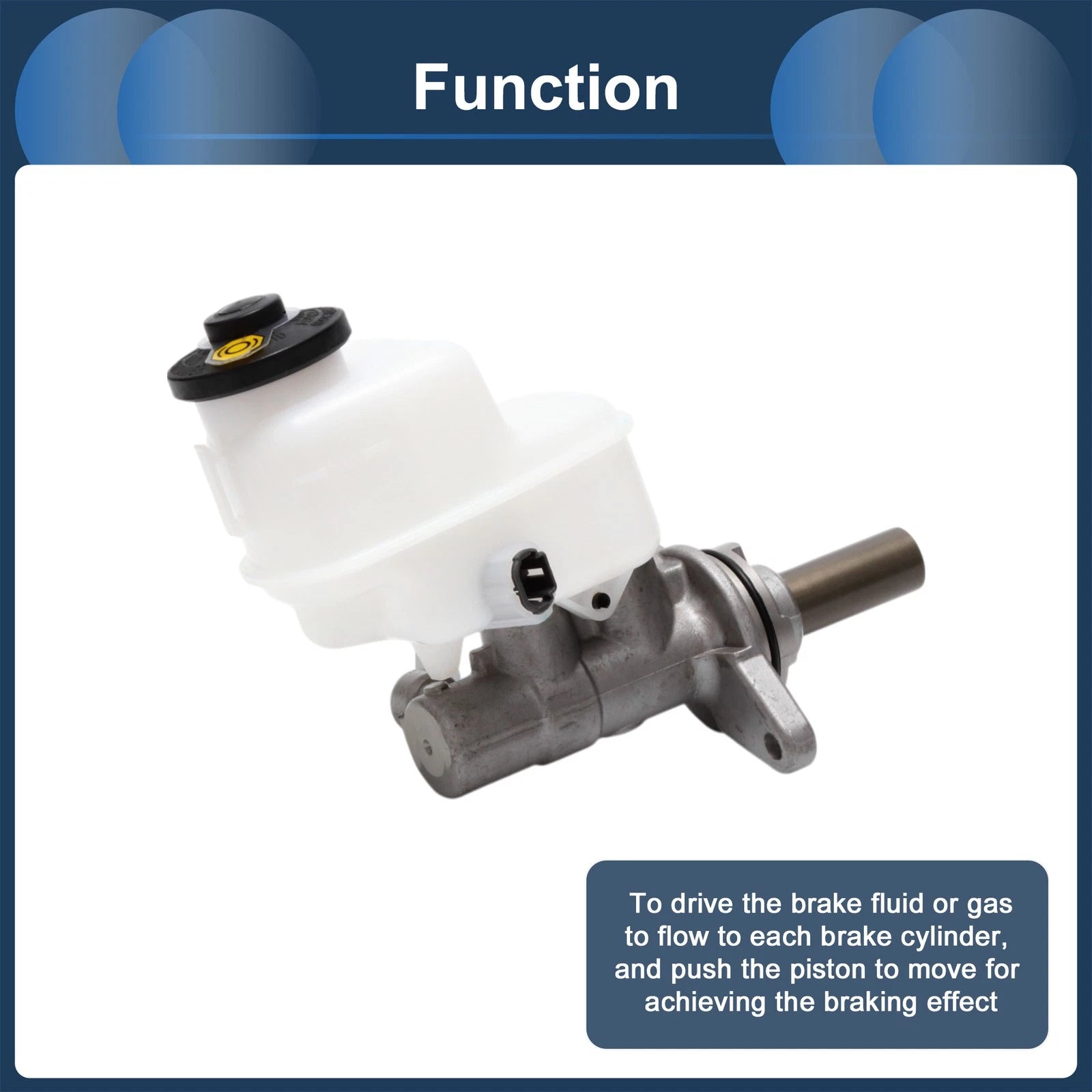 Brake Master Cylinder with Reservoir No. 472010R050 for Toyota RAV4 (2009–2013)