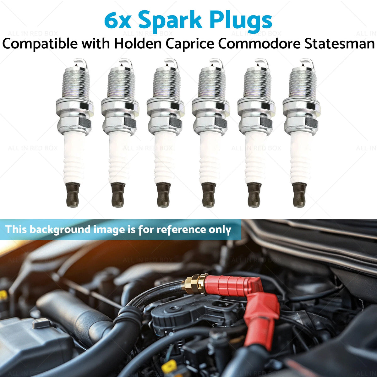 6x Spark Plugs for Holden Caprice Commodore Statesman Crewman (IFR6E-11)