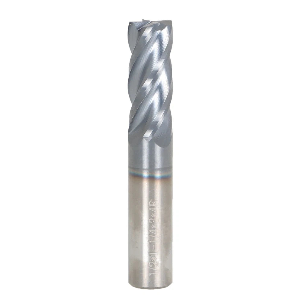 Carbide End Mill 4 Flute 1-1/4" Length for Precision Machining