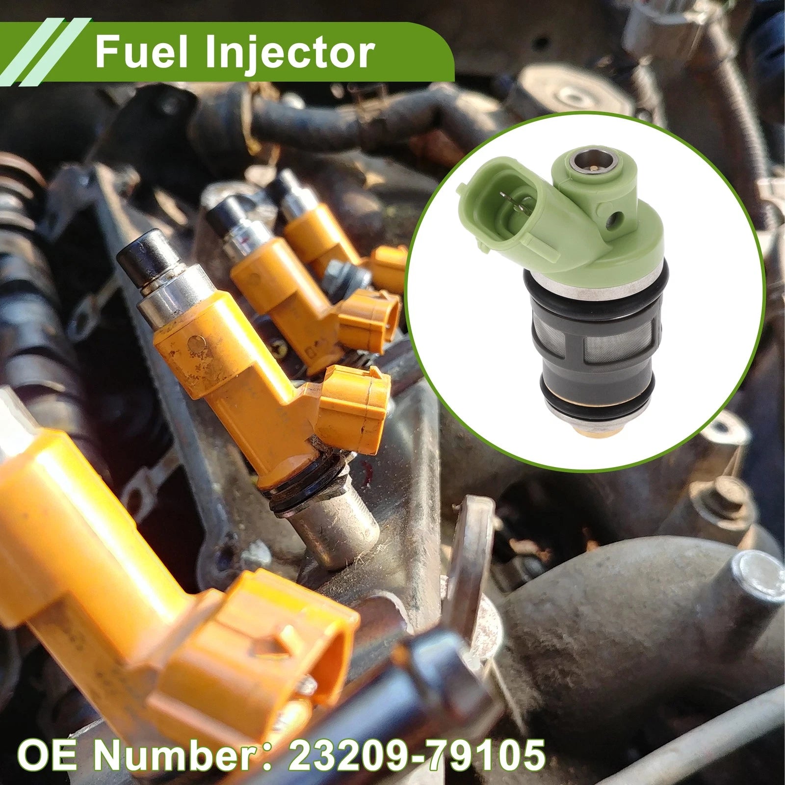 Fuel Injector No. 23209-79105 for Toyota Hiace Van (RZH10) (1990–2004)