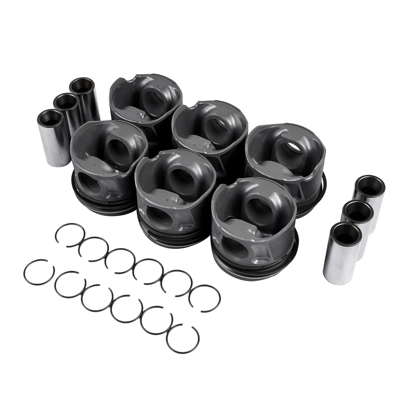Set of 6 Pistons with Rings for Jeep Grand Cherokee, Ram 1500 (2014–2018)