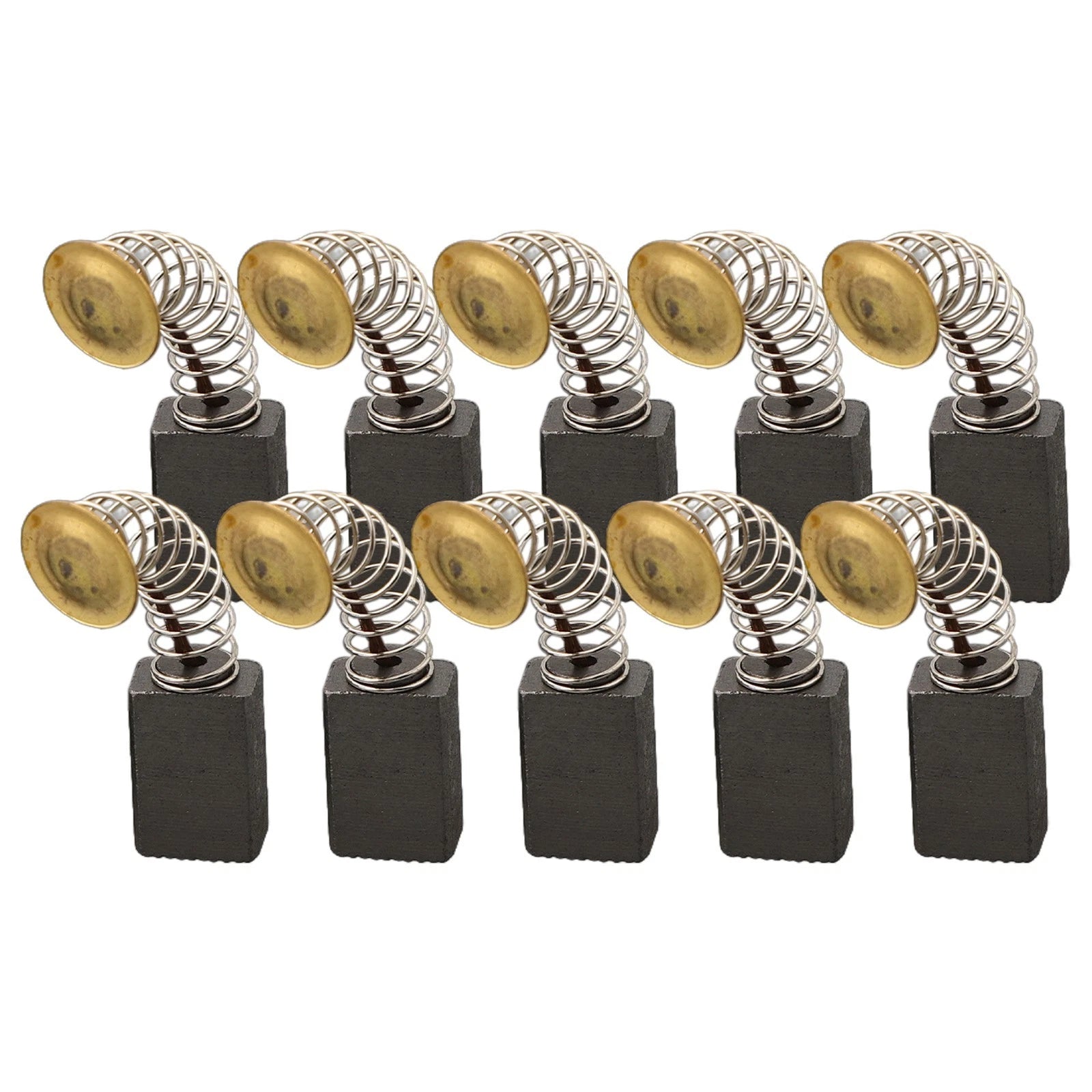 Set of 10 Carbon Brushes for Angle Grinder Motor