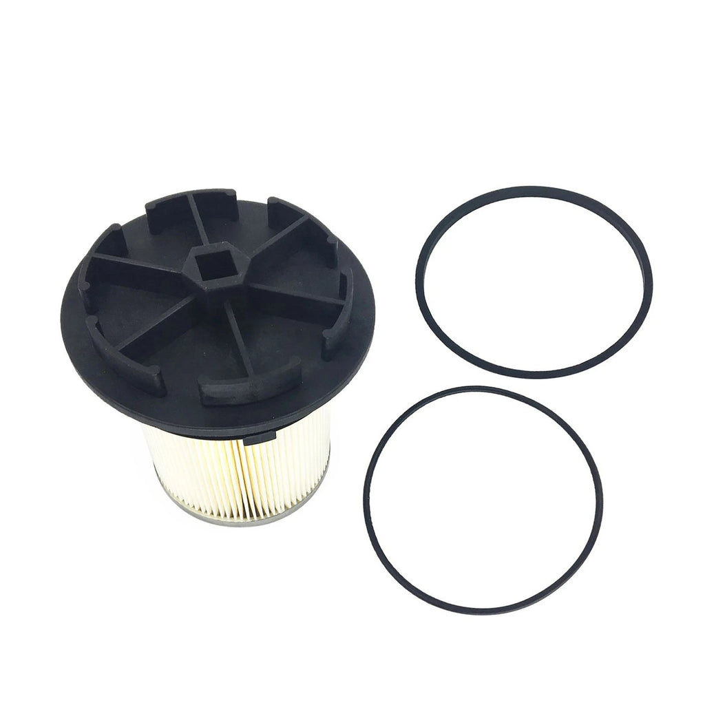 3X Fuel Filters + Caps for Ford F&E Series Super Duty 7.3L Turbo Diesel (1994–1998)