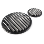 Finned Engine Cover Kit for Victory Cross Country (2010–2017) Black-Silver