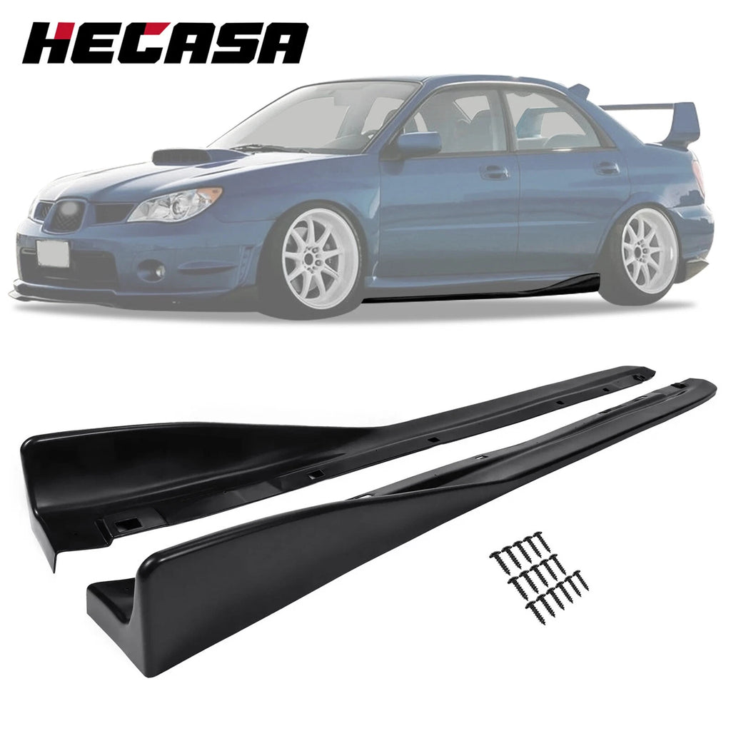 Set of 2 Side Skirts Extensions for Subaru Impreza WRX STI (2002–2007)