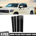 Set of 4 Door Cover Panel Trim Pillar Post Stickers for Toyota Tundra (2007–2021)