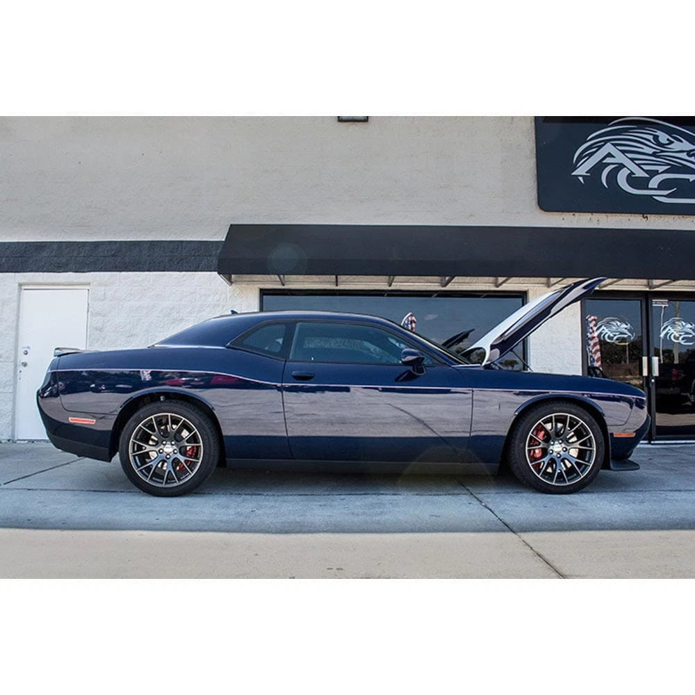 4pc Polished Stainless Steel Side Marker Trim for Dodge Challenger (2015–2017)