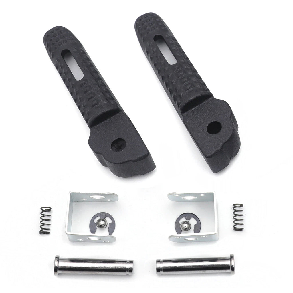 Black Rear Passenger Foot Pegs for BMW S1000RR (2010–2018)