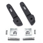 Black Rear Passenger Foot Pegs for BMW S1000RR (2010–2018)