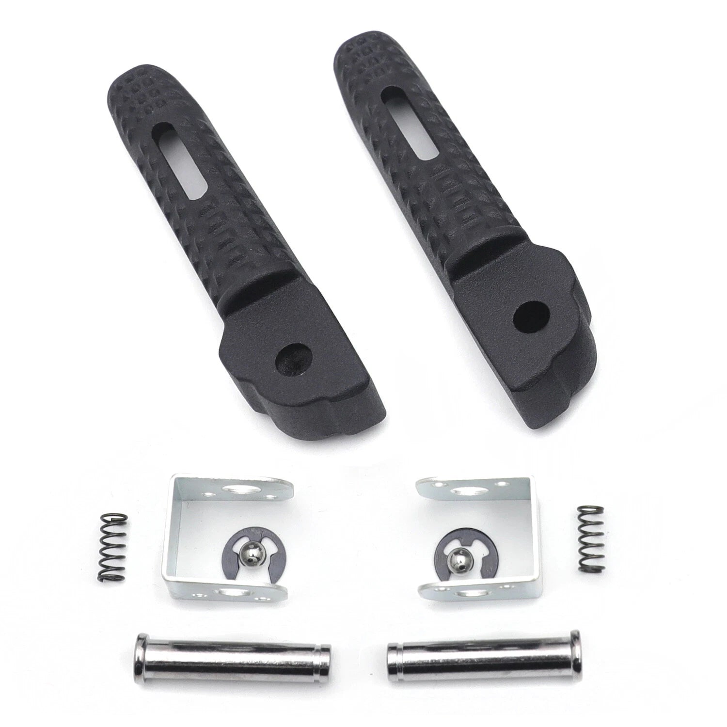 Black Rear Passenger Foot Pegs for BMW S1000RR (2010–2018)