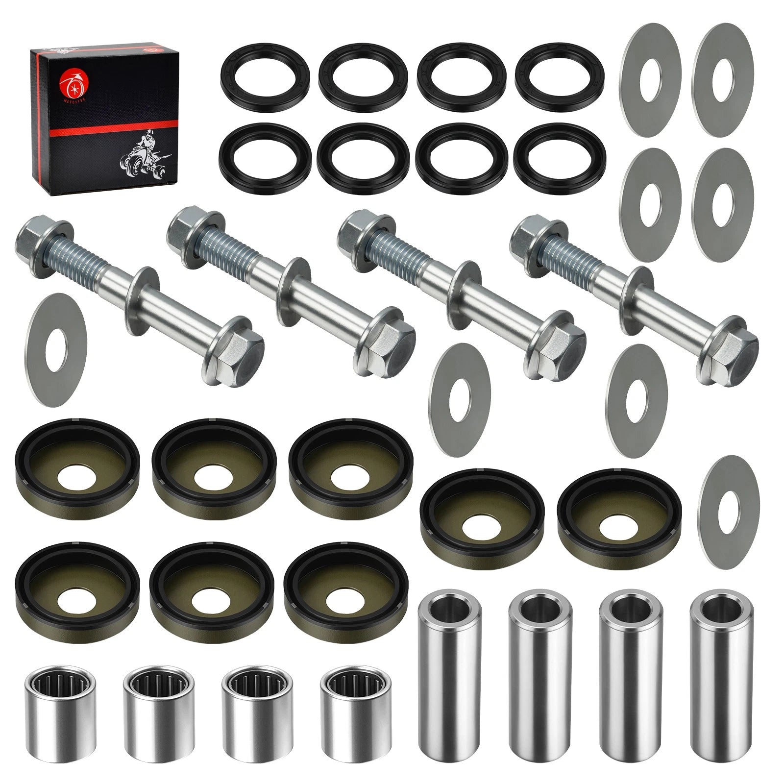 Front Lower A-Arm Bearing Bushing Seal for Suzuki Quadsport Z400 (2003–2014)