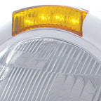 Headlight Bulb and LED Turn Signal Lens Replacement for Classic Chrome (1930–1959)