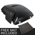 Matte Black Razor Trunk Backrest for Harley Touring Road Glide FLTRX (2014–2026)