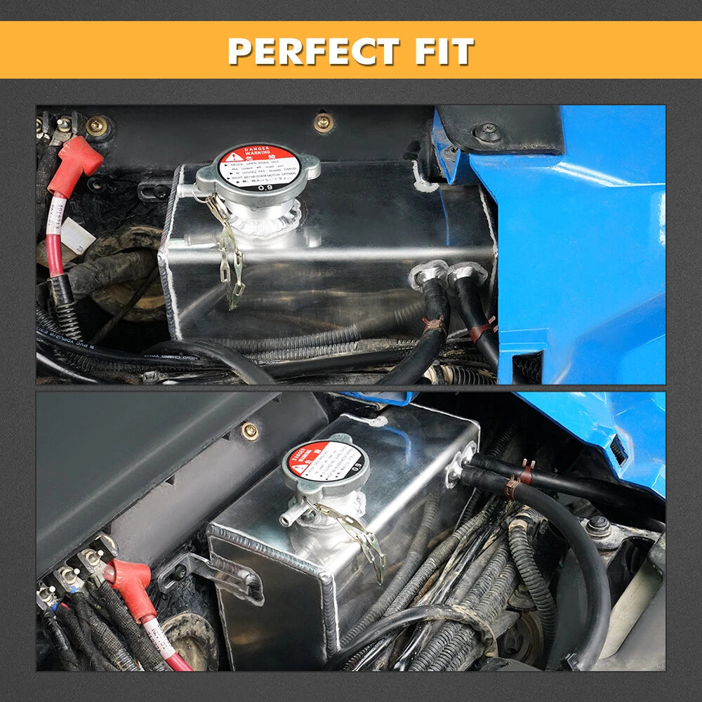 Radiator Coolant Water Tank Reservoir for Polaris RZR XP 4 Turbo (2016–2021)