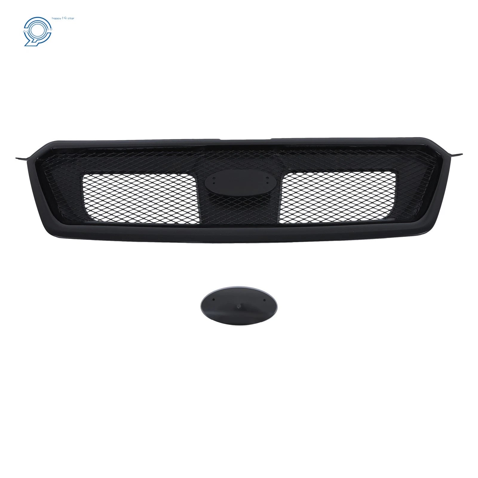 Gloss Black Front Upper Grille for Subaru Impreza Crosstrek (2012-2017)