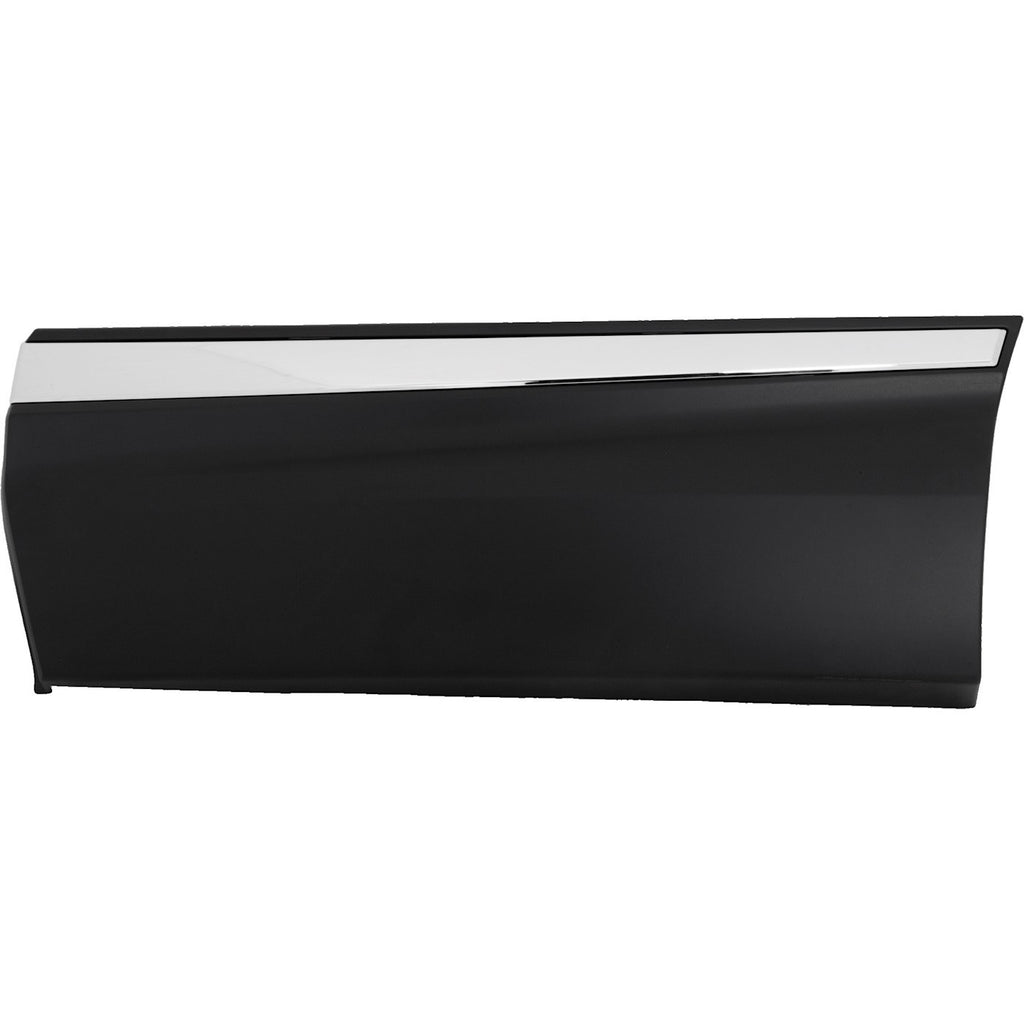 Set of 2 Door Molding and Beltlines for Rear Driver & Passenger Side