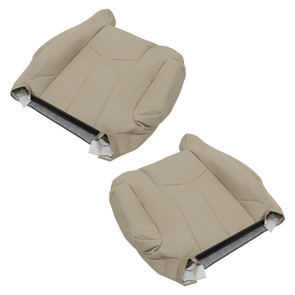 Front Leather Seat Cover for Chevy Tahoe GMC Yukon (2003â2006) Light Tan