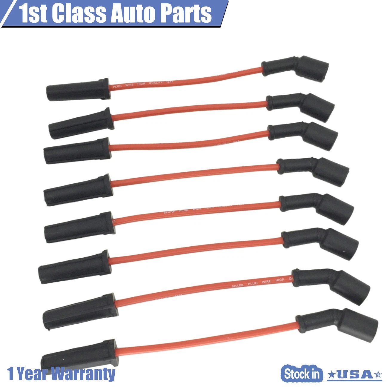 Spark Plug Wire Set for Chevrolet Camaro Silverado Cadillac GMC Hummer 