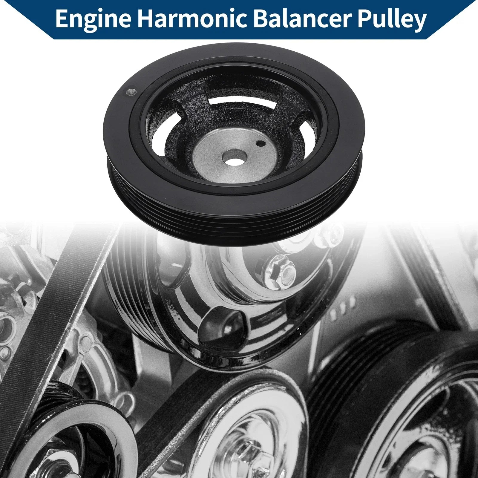 Harmonic Balancer Crank Pulley for Hyundai Santa (2010-2012)