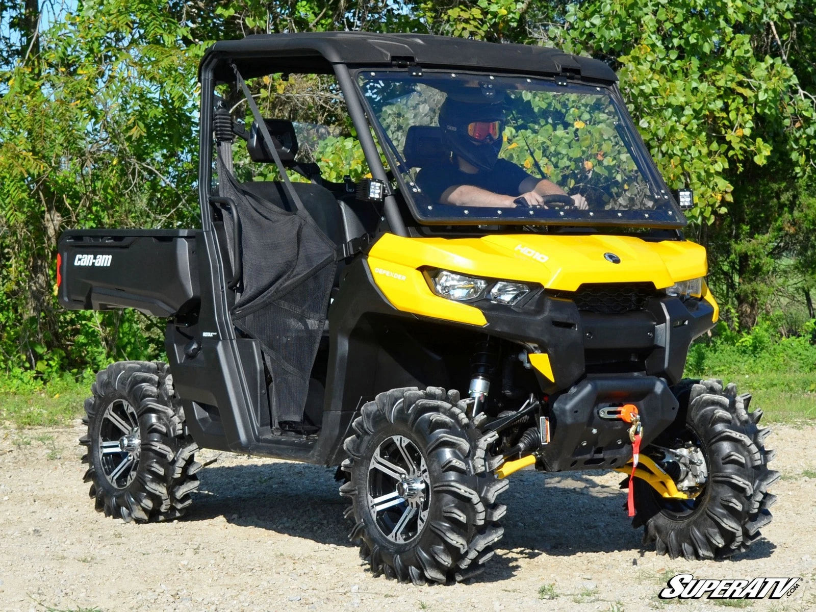 Scratch Resistant Flip Windshield for Can-Am Defender (2016–2023)