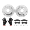 Rear Disc Brake Rotors and Brake Pads Set for Chevrolet Avalanche 1500 (2002–2006)