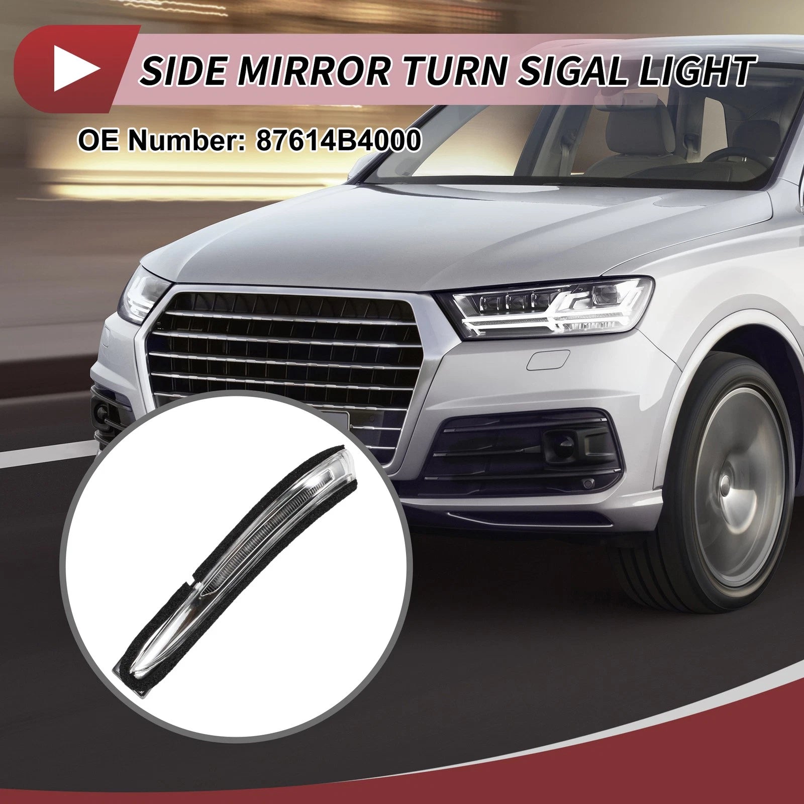 LED Turn Signal Light for Hyundai I10 (2014–2017) Left No. 87614B4000