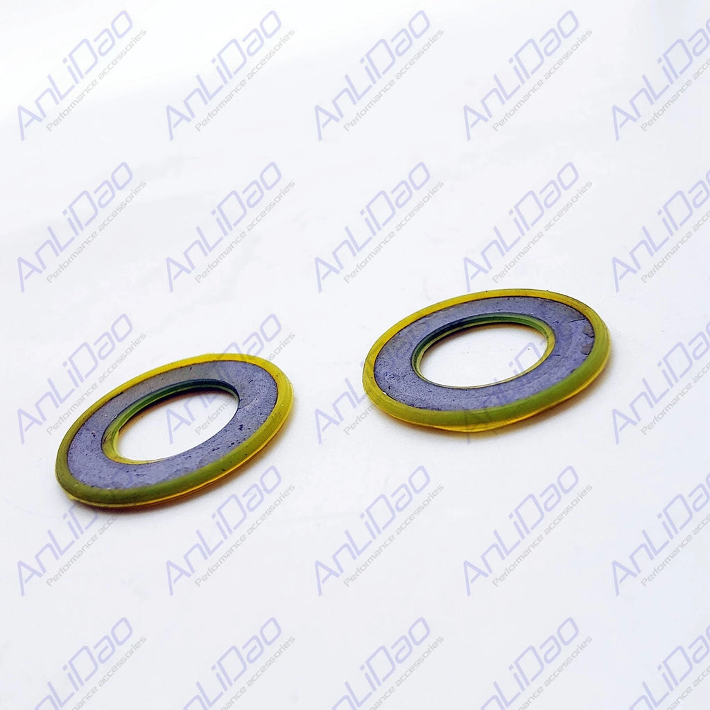 2Pcs Oil Drain Plug Gasket for Mercury Mariner 135HP-400HP (555-24, 26-888593)