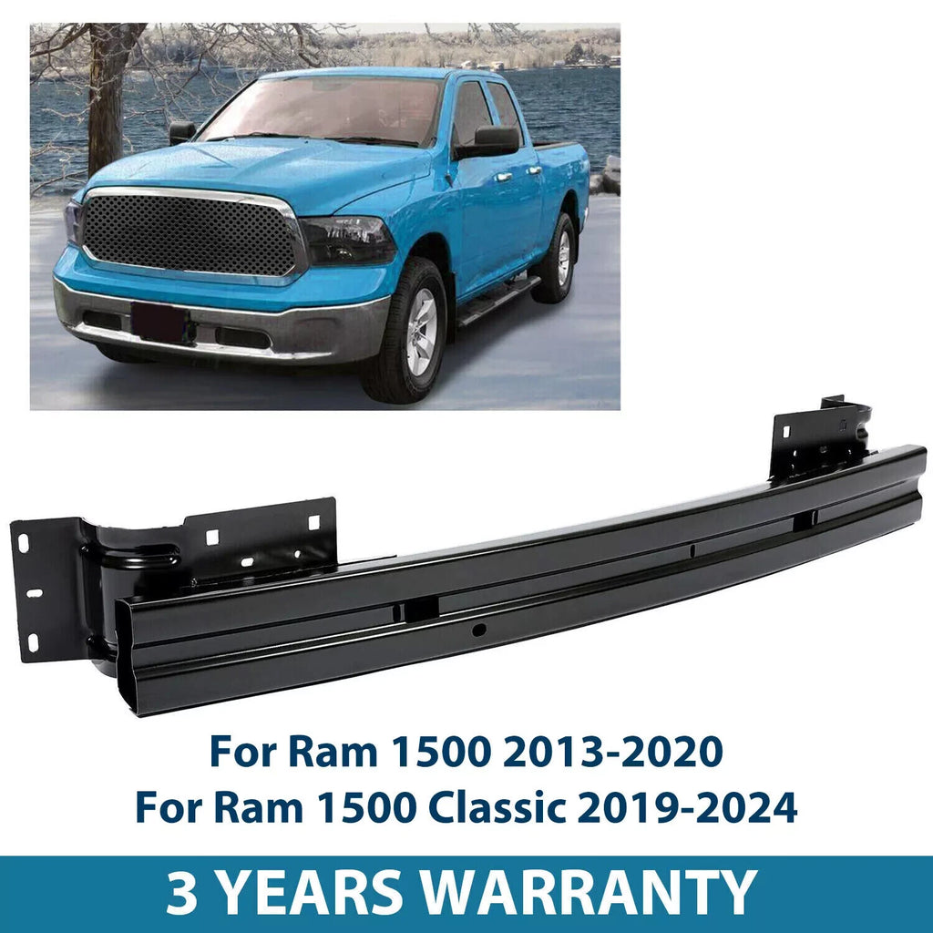 Front Bumper Face Bar Reinforcement for Ram 1500 (2013–2024) - Black