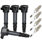 Set of 4 Ignition Coils & 4 Spark Plugs for Mitsubishi Eclipse (2006–2012)