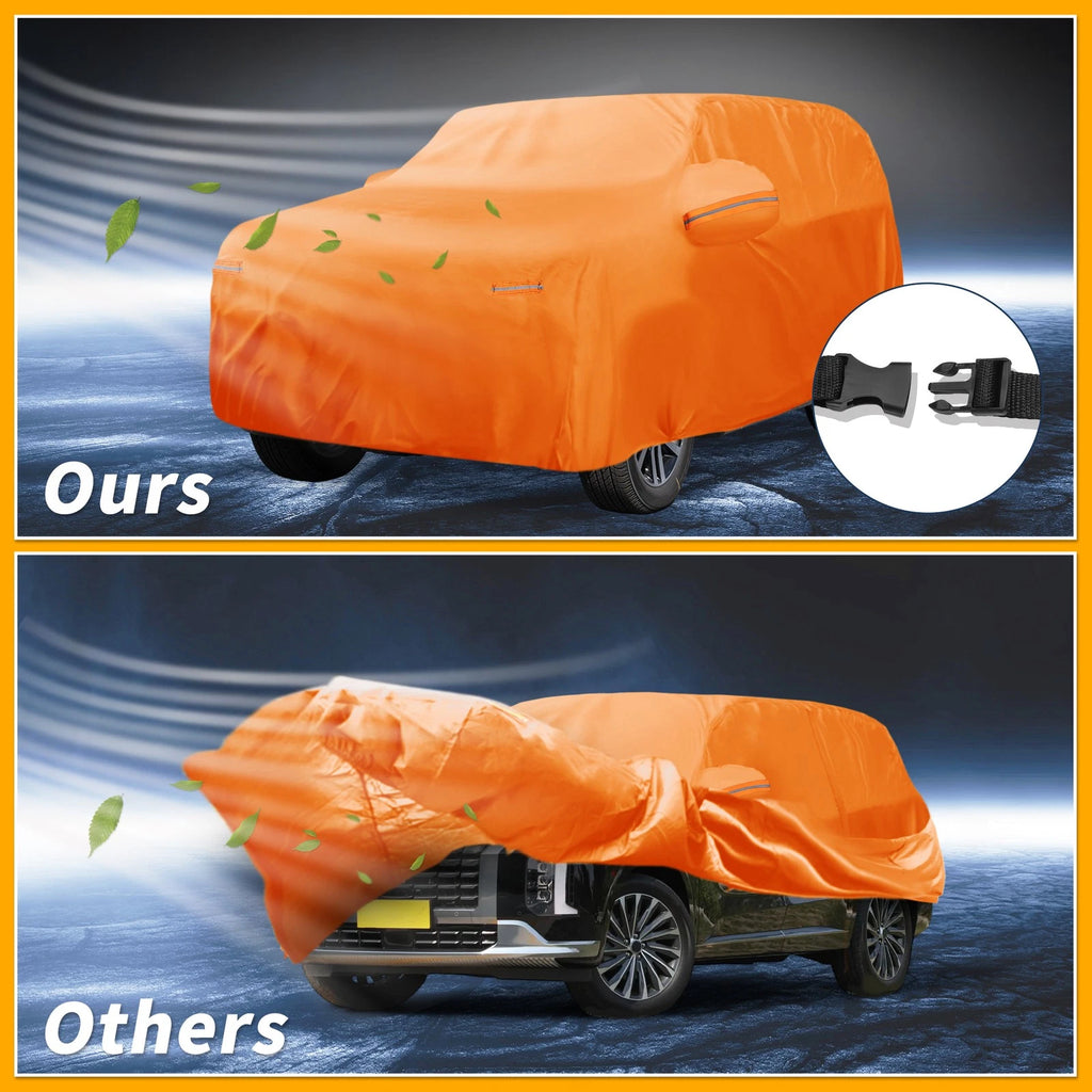 Waterproof Car Cover for Hyundai Palisade (2020–2023) 210D-PU with Zipper