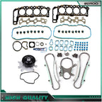 Water Pump & Timing Chain Kit Head Gasket Set for Dodge Durango (2002–2003)