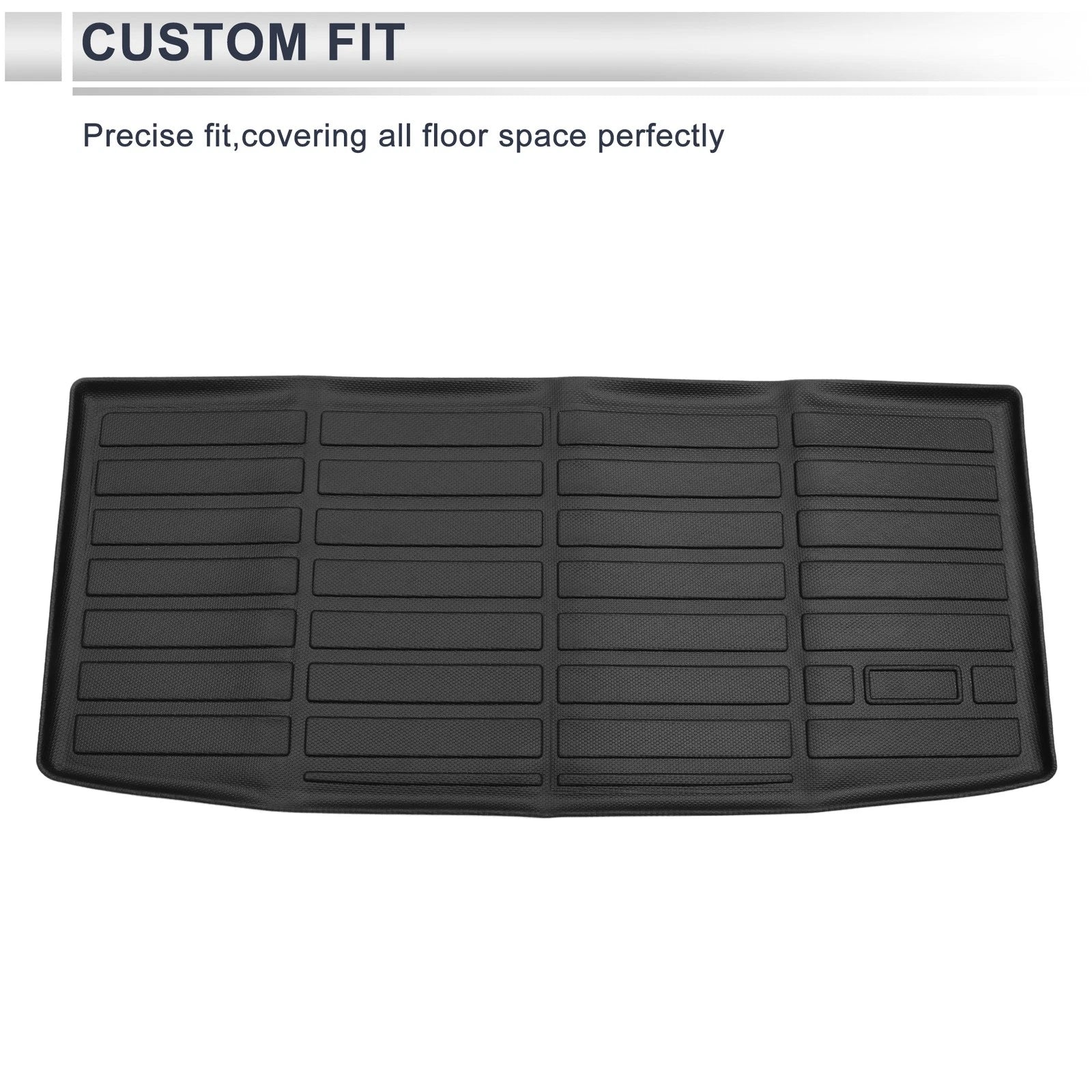 Cargo Liner Rear Trunk Mat for Honda Pilot (2016–2024) TPE Long Grid Pattern