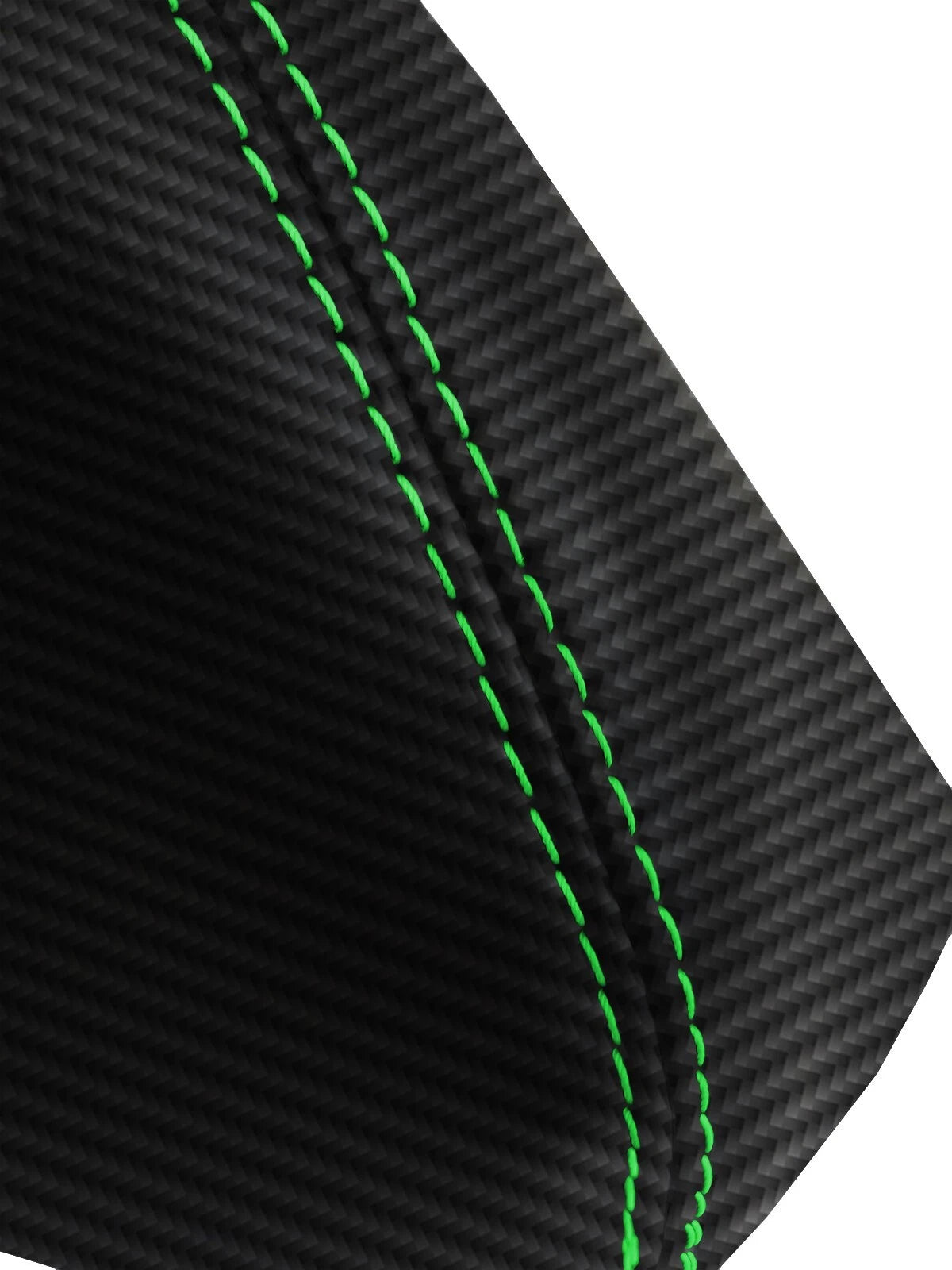 Automatic Shift Boot for Hummer H3 (2005–2010) Carbon Fiber Green Stitch