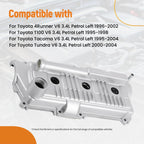 Left Valve Cover for Toyota 4Runner Tacoma 3.4L V6 (2003–2015)