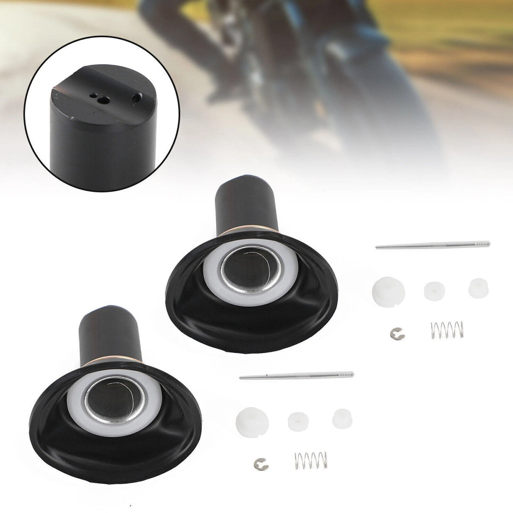 2X Carburetor Plunger Diaphragm Repair Kit for Yamaha XJR400 (1993–2000) T9