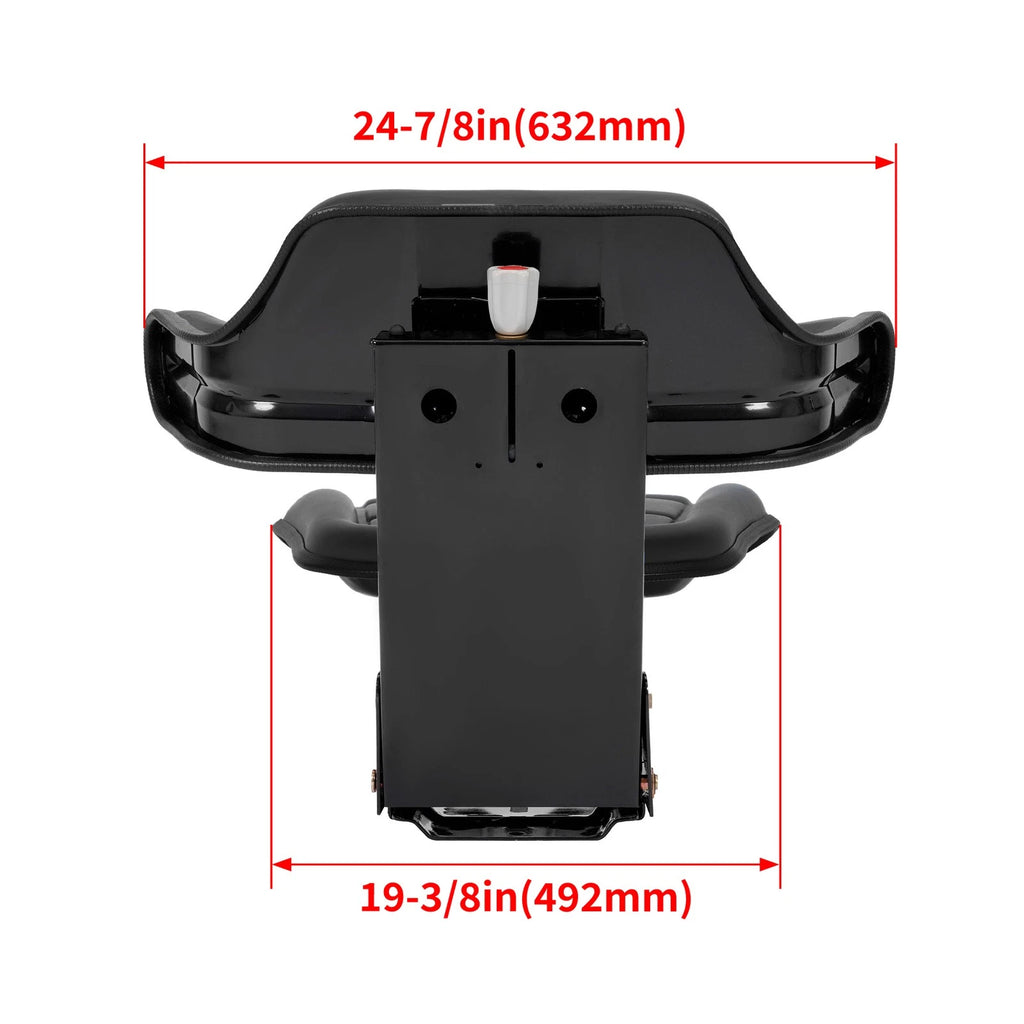 Adjustable Black Suspension Seat for John Deere 454 464