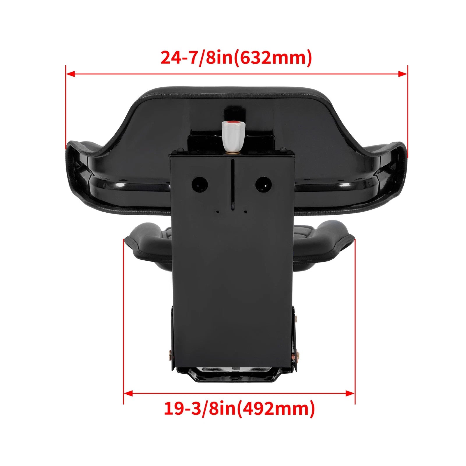 Adjustable Black Suspension Seat for John Deere 454 464