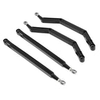 Set of 2 Black Steel Rear Radius Arms for Polaris RZR XP 1000 (2014–Present)