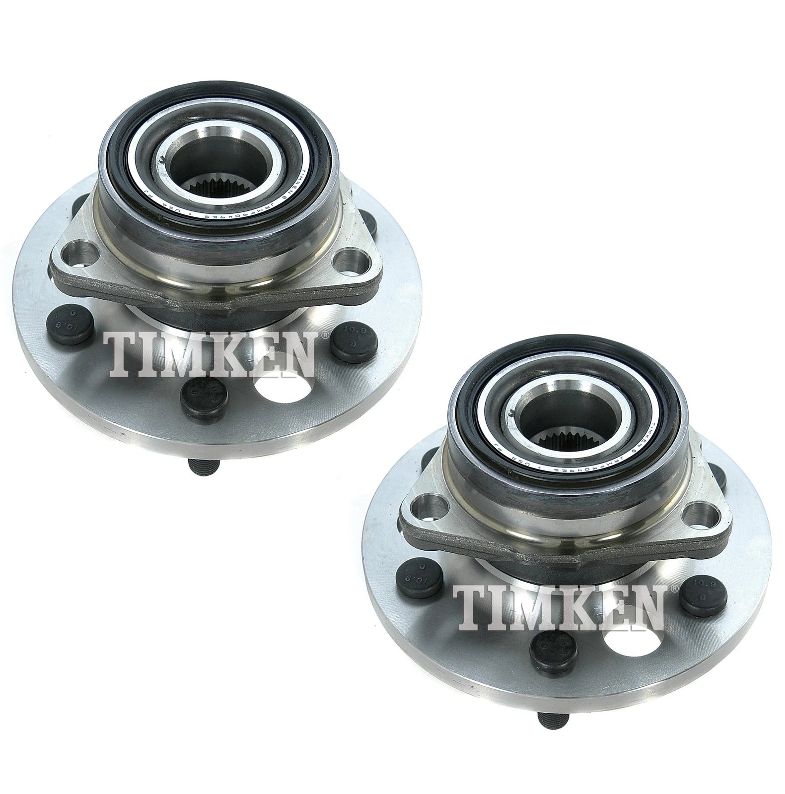 Set of 2 Front Wheel Bearing & Hub Assemblies for Chevrolet GMC 4WD