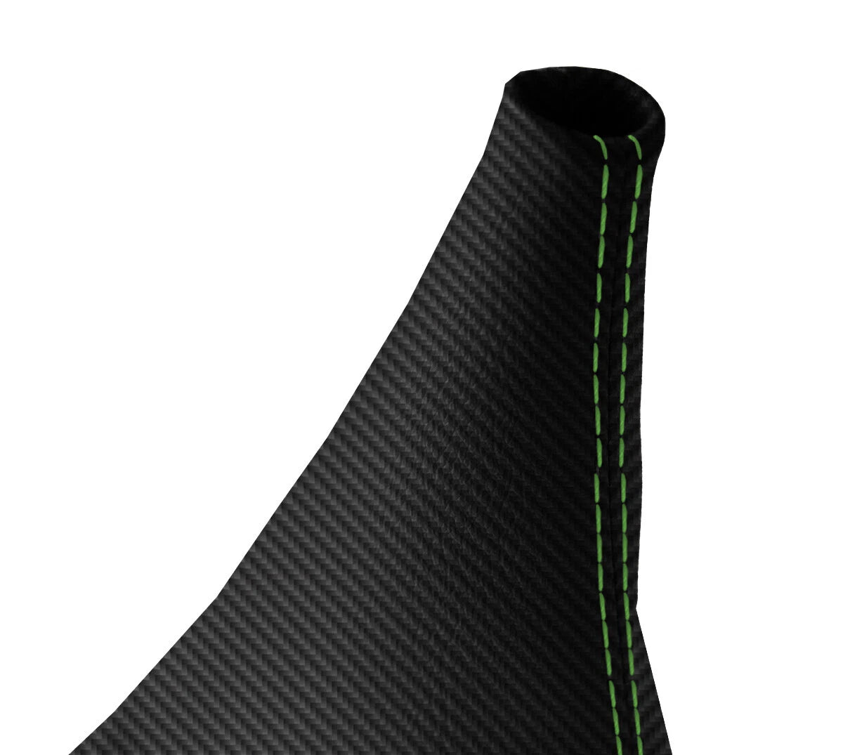 Transfer Case Cover for Nissan Xterra (2002–2006) Carbon Fiber Green Stitch