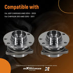 2X Rear Wheel Hub Bearings for Chrysler 200 (2015-2017)