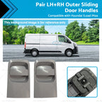 Pair Outer Sliding Door Handles for Hyundai ILoad IMax (2008–2023)