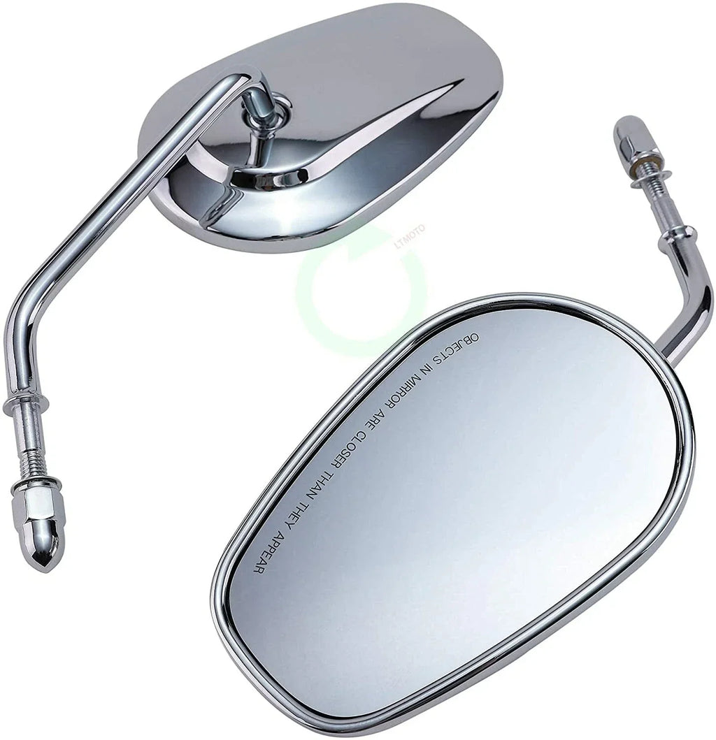 Chrome Rear View Side Mirrors for Harley V Rod Dyna Street Bo FXDB (2007-2017)