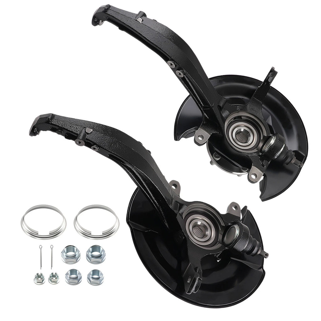2X Front Wheel Bearing Hub Knuckle Assembly for Honda Accord L4 2003–2007