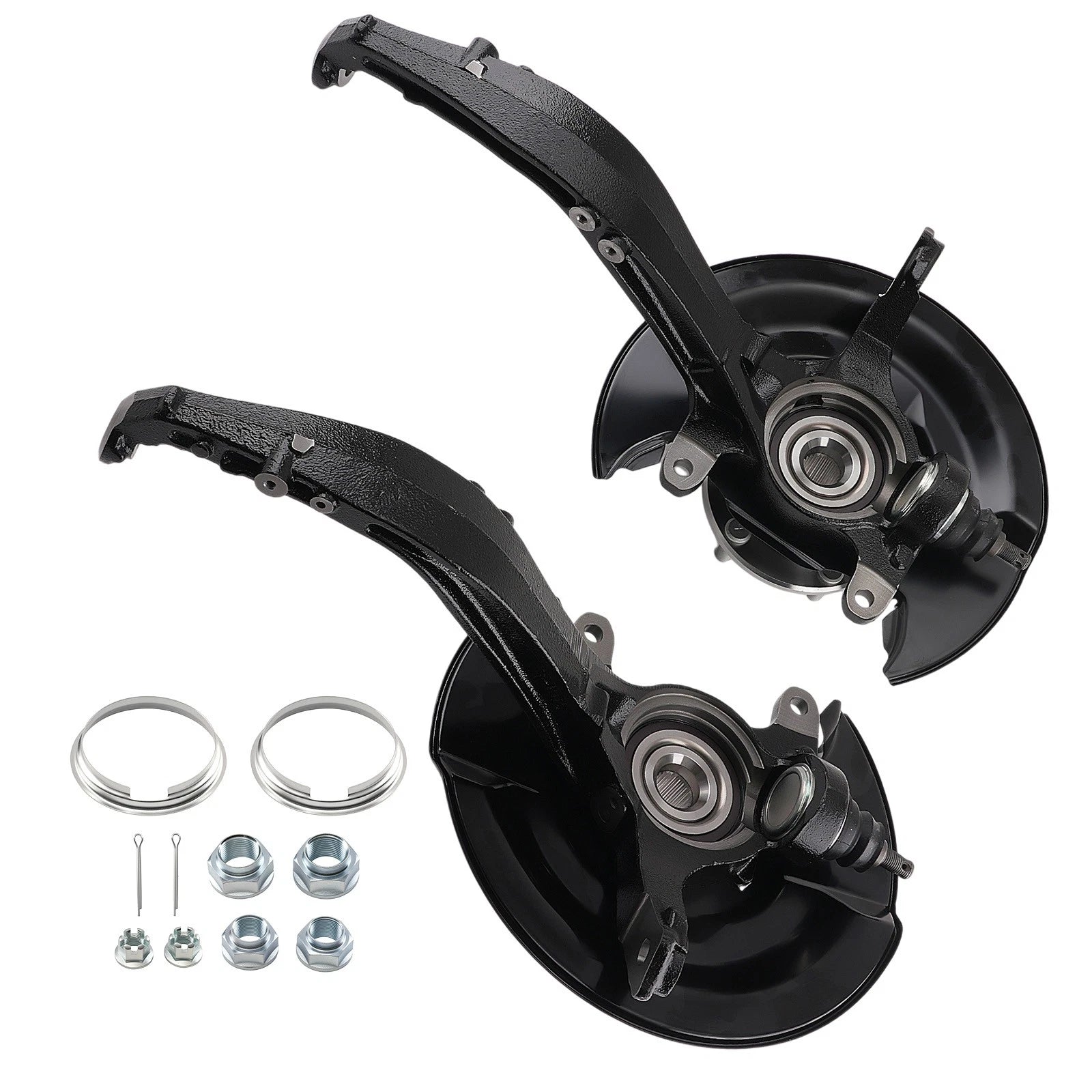 2X Front Wheel Bearing Hub Knuckle Assembly for Honda Accord L4 2003–2007