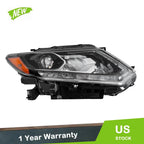 LED Headlight Assembly for Nissan Rogue (2014–2016) Right w/o Auto Control