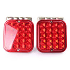 20 LED Tail Brake Turn Signal Lights for Trailer Utility RV Truck Red