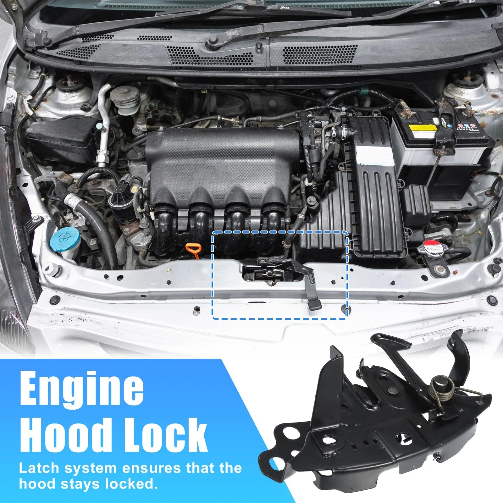 Hood Lock Latch for Nissan Rogue (2014–2019)