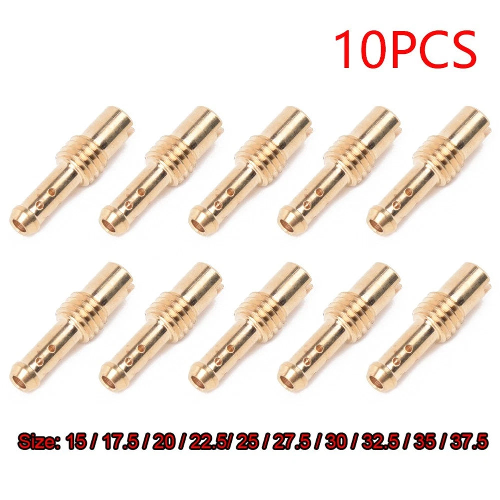 10pcs Carburetor Jets for Mikuni VM/TM/TMX (15-37.5, 8 Bleed Holes)